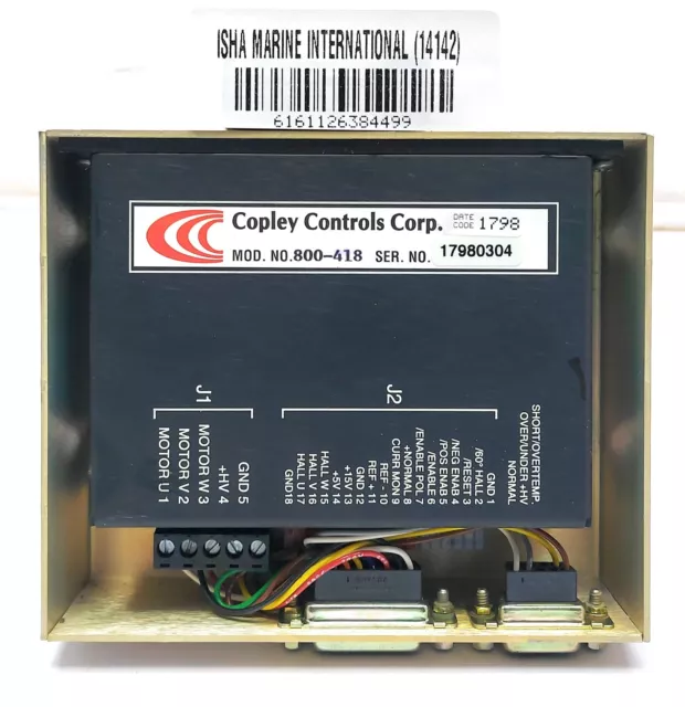 Copley Controls Corp. Dc Brosse Servo Amplificateur 800-418