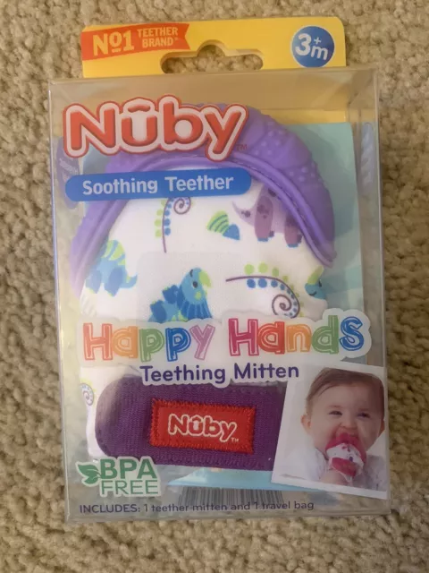 baby teething mitten