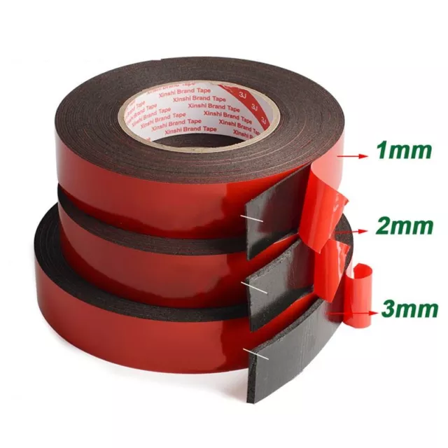 Double Sided Adhesive Foam Tape Super Strong Mounting Tape 1mm-3mm Thickness