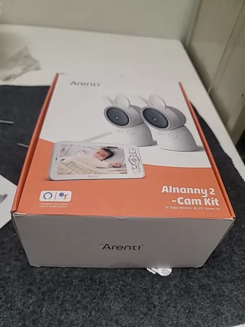 ARENTI Video Baby Monitor with Two 2K Ultra HD WiFi Camera Alnanny 2