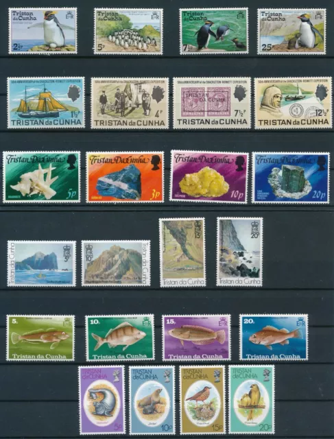Tristan Da Cunha (1971-9) *5 Mnh Sets* Incl #191-194 (Cv $16 Alone); All Sound