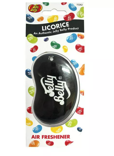 Jelly Belly Air Freshener  Licorice 3D Gel Van Car Home Office 15262 A1591