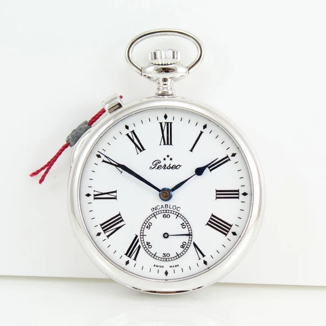 WPK169 Orologio Da Tasca Vintage Con Catena – Movimento Al Quarzo – Cassa In Rame – Regalo Originale