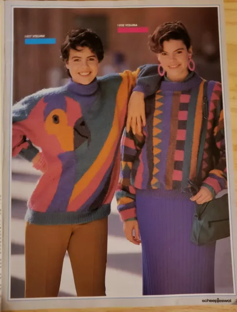 CREATIVE KNITTING WITH Scheepjeswol Volume 4 1986 Winter Sweater ...