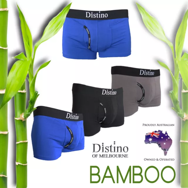 Mens Underwear - Men's Bamboo Boxer Briefs - Trunks - Jocks S M L XL XXL