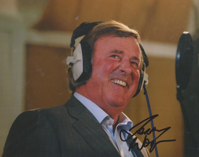 Terry Wogan    **HAND SIGNED**    8x10 photo  ~  AUTOGRAPHED
