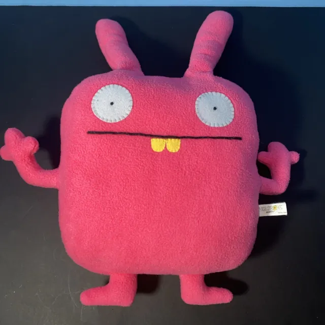 Ugly Doll Pink Plush Monster Wippy Yellow Teeth Stuffed Animal Toy Pillow Lovey