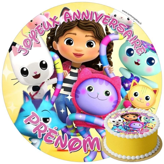 Décoration De Gâteau Comestible Mercredi Addams - Disque Azyme Diamètre 20cm - Neuf
