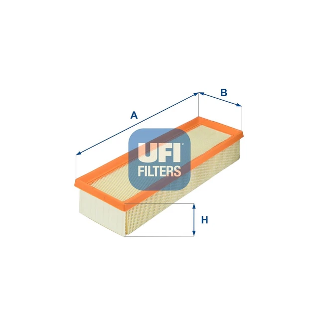 UFI Filtre à air 30.186.00 pour CITROËN pour C3 I Schrägheck (FC, FN) 335mm 58mm