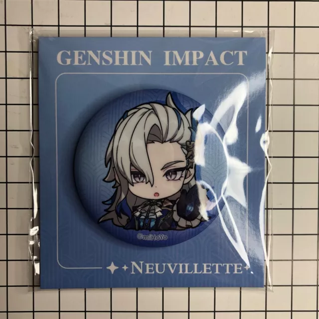 OFFICIAL Genshin Impact Can Badge Pin Neuvillette Mihoyo Anime