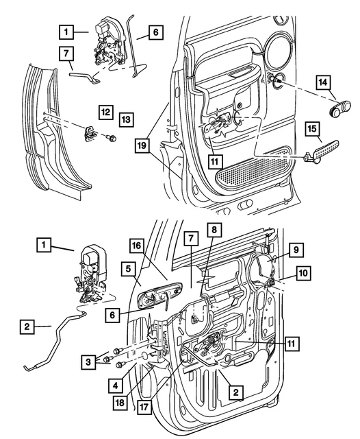 Loquet De Serrure De Porte Arrière Jumper Ducato Boxer - 1340174080 - 8503ES