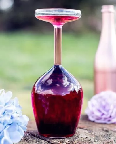 Giant Upside Down Wine Glass