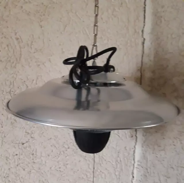 AREBOS Deckenheizstrahler 1.500 W mit Zugschalter, Terrassenstrahler, 360° Wärme