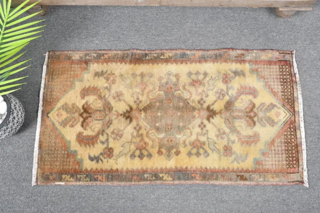 Orientalischer Teppich, türkische Teppiche, bunter Teppich, 1,6x3 ft kleine...