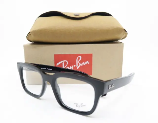 Ray-Ban RB 7217 8260 54mm Chad Black Square New Unisex Eyeglasses.