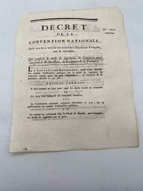 Qui prescrit le mode de jugement du concours pour les prix d'architecture - 1793