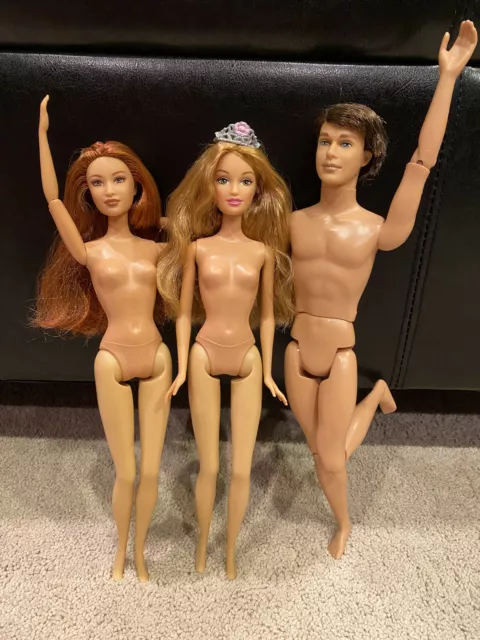 BARBIE IN THE 12 Dancing Princesses Dolls~Delia~Edeline~Fallon HTF