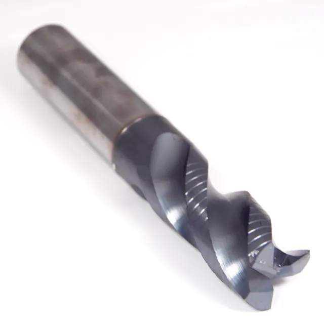 Iscar 5622311 Carbide Corner Chamfer Roughing End Mill 1" 3FL TiALN 0.0240"