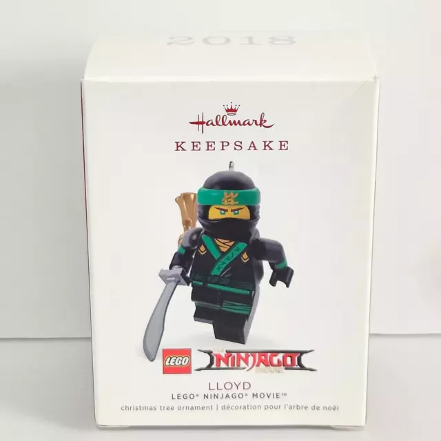 HALLMARK KEEPSAKE LEGO Ninjago Lloyd Ornament 2018 Green Black 18.00 PicClick