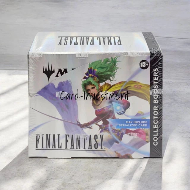 FINAL FANTASY Play Booster Display (DE) – Magic: The Gathering – 30 Booster-Packs Mit Universes Beyond Crossover, Inkl. Versandschutz