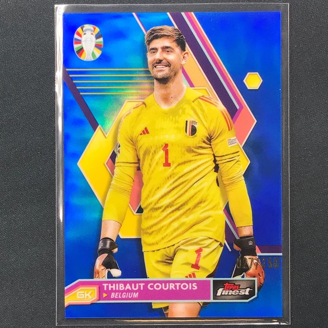 2023 TOPPS FINEST Road to UEFA THIBAUT COURTOIS Base Blue 27/150 EUR 5,10 PicClick FR