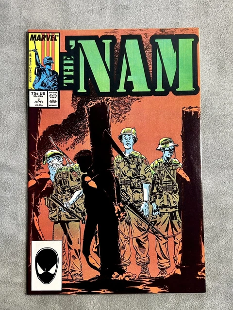 The 'NAM #5 NM- (Marvel 1986) HIGH GRADE "Humpin' The Boonies" (Golden art)