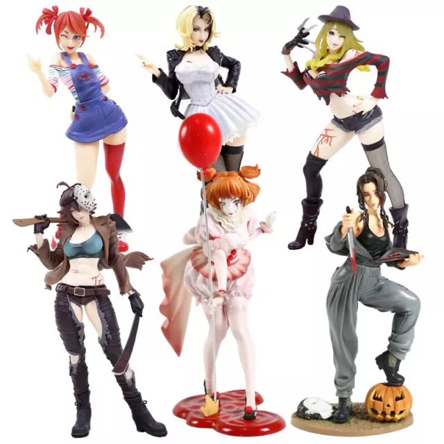 Horror Bishoujo Statue Toy Halloween Michael Voorhees Model Figure Decoration