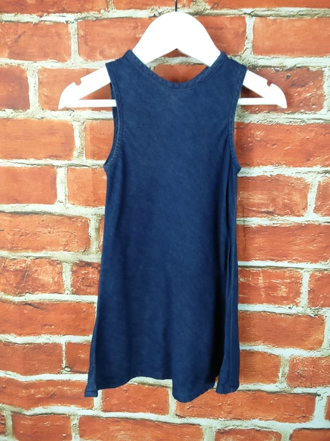 Pacchetto Ragazze Età 2-3 Anni Next Zara Pinafore Abito Floreale In Denim Corda Festa 98Cm 3