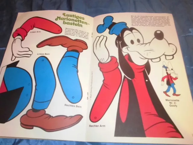 MICKY MAUS , 24. Dezember 1977 , Nr. 52 , mit Goofy - Marionette , ehapa  // B