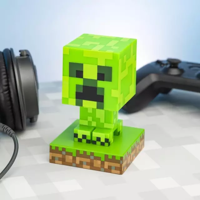 Minecraft Creeper Icon LED-Licht, Mini-Nachtlampe, Stimmung, Schlafzimmer,