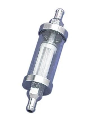 Drag Specialties Clear Standard Fuel Filters Long - 1/4in. Inlet DS-391674
