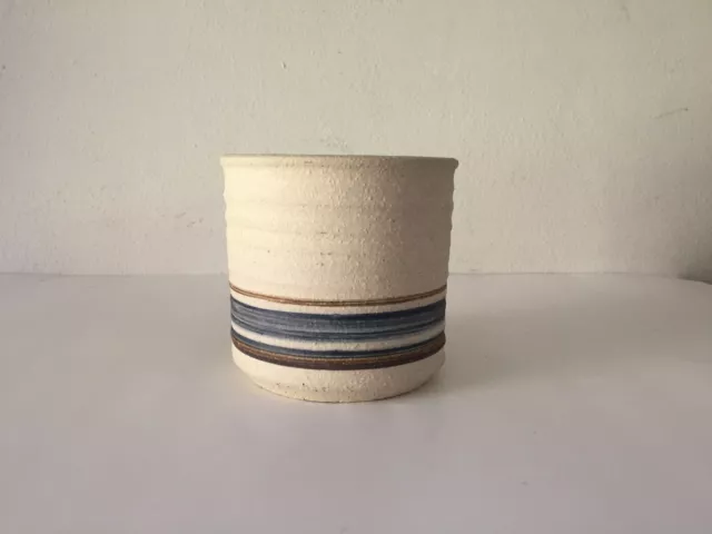 Studio Pottery Art Vase Pot Unglazed Unused 4.25"