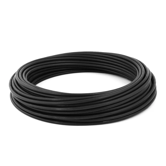 NOIR CÂBLES GAINE PVC GALVANISÉ acier enrobe revetu toron corde filin zingué 2