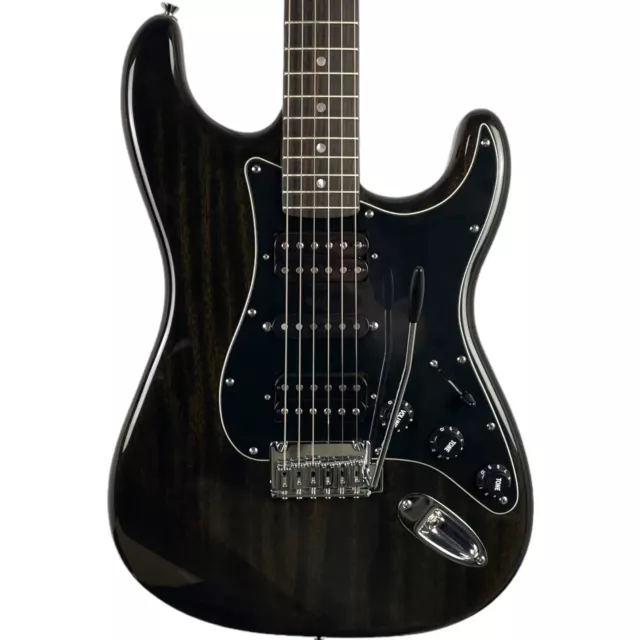 2013 Fender Modern Player Stratocaster HSH - Charcoal Transparent