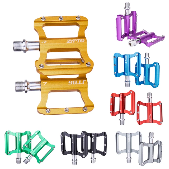BIKE FLAT PLATFORM Pedals Wide Anti Slip Folding Bicycle 9 16 inch Component EUR 19 60 PicClick FR