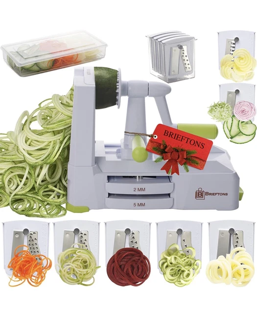 Cortadora espiralizadora de verduras de 7 hojas mejor fabricante de pasta vegetal comidas bajas en carbohidratos