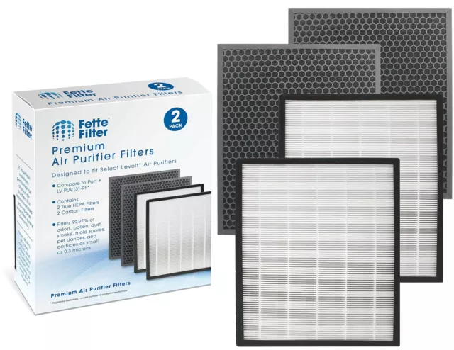 Air Purifier Replacement Filter LV-PUR131-RF Replacement for LEVOIT