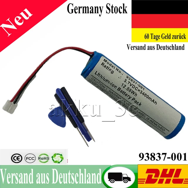 Batterie Pour Tondeuse Wahl Magic Clip/Senior Cordless - 3400mAh 3,7V - Neuf