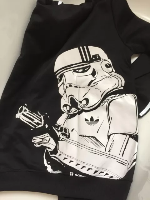 Adidas Originals Star Wars Stormtrooper Track Top Hoody Jacket Size Medium M