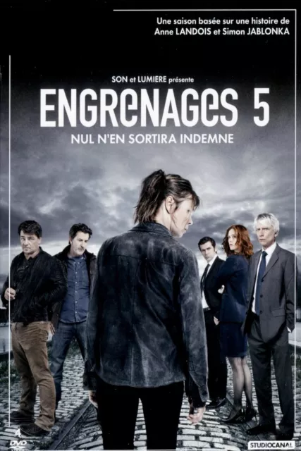 Serie Francia, ""Engranajes 5 Temp", 18 Dvd, 52 Episodios, 2006-14 3