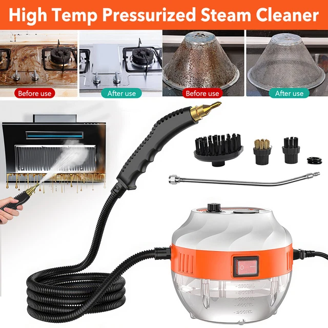 Dampfreiniger 3800W Handgerät - 6 Stufen & 3 Bürsten