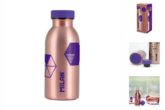 Bottiglia termica Milano viola acciaio inox 354 ml caraffa termica isolata
