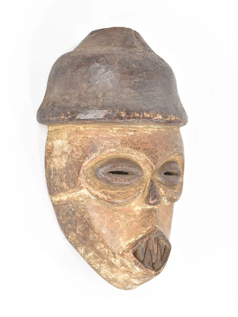 Kongo Mask Wood Congo African Art