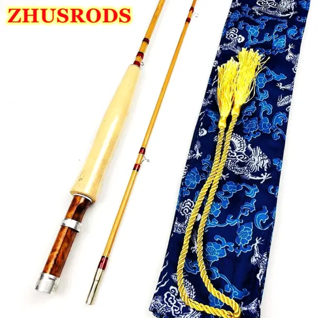 ZHUSRODS Vintage Bamboo Fly Rods 6'6"- 3 wt / Handicraft Fly Fishing Rods