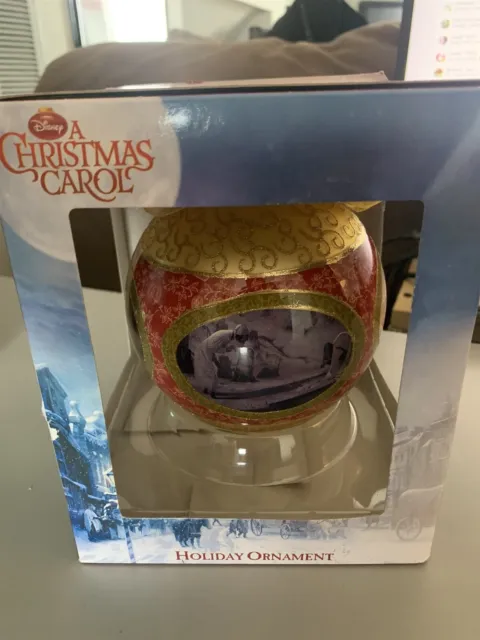 Disney A Christmas Carol Extra Large 5" Ornament, New Old Stock in Box!