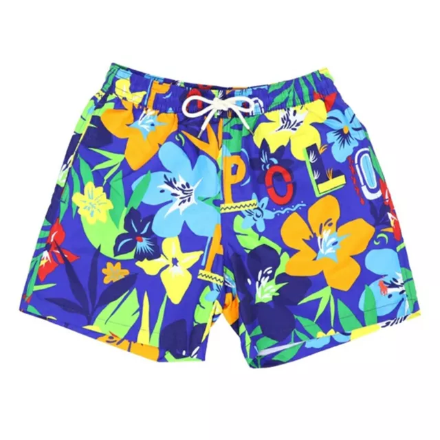 Polo Ralph Lauren Men's Floral Aloha Swim Shorts Swimsuit - Multicolor -