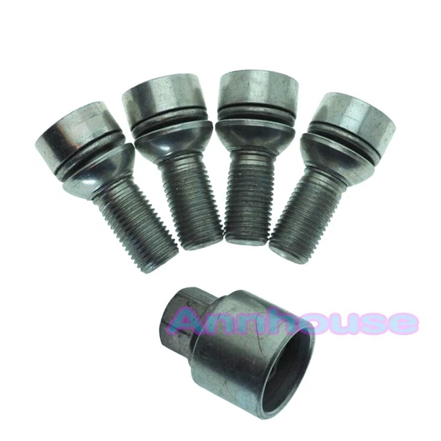 GENUINE VW VOLKSWAGEN Golf Locking Wheel Bolts Nuts Set Lockers EUR 34