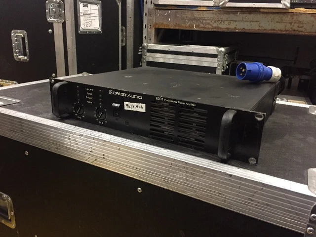 アンプ CREST AUDIO 6001 POWER AMPLIFIER 720W/CH Used Crest Audio 6001 Power Amplifier | Gearsupply Pro AV