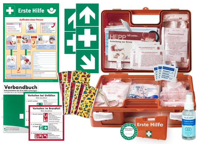 16.002 ABS Verbandkoffer S (orange) inkl. Inhalt DIN 13 157 | Erste 16.002 ABS Verbandkoffer S (orange) inkl. Inhalt DIN 13 157 | Erste