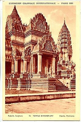 CP 75 PARIS - Exposition Coloniale Internationale 1931 - Temple Angkor-Vat